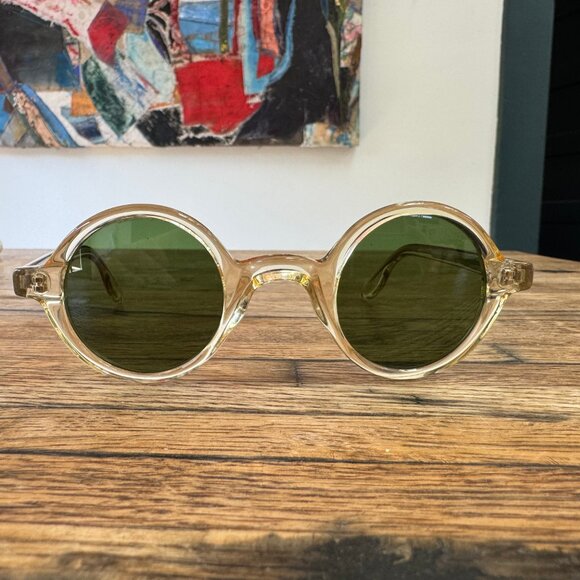 Moscot Zolman Sunglasses in Flesh - Picture 1 of 7